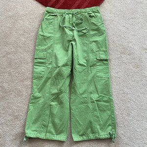 J. Jill 4 Capri Cropped Cargo Like Pants Cotton